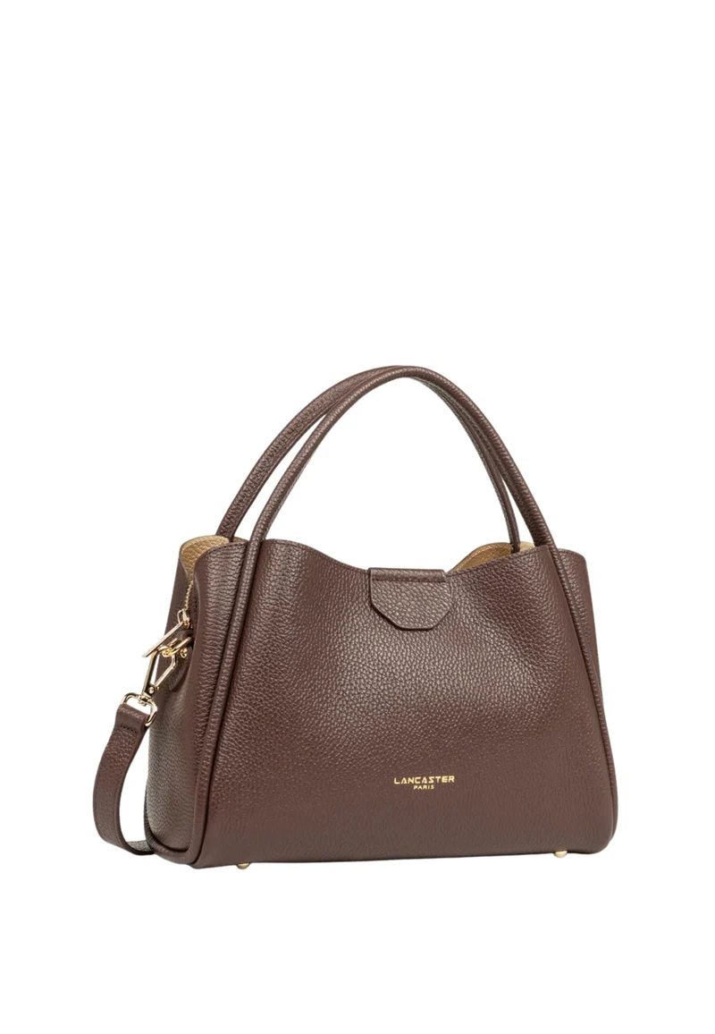Lancaster Sac à main Aimantée M Ida Double Marron
