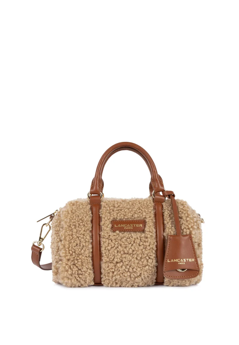 Lancaster Sac polochon Zippé Moumoute 518-053 Cognac