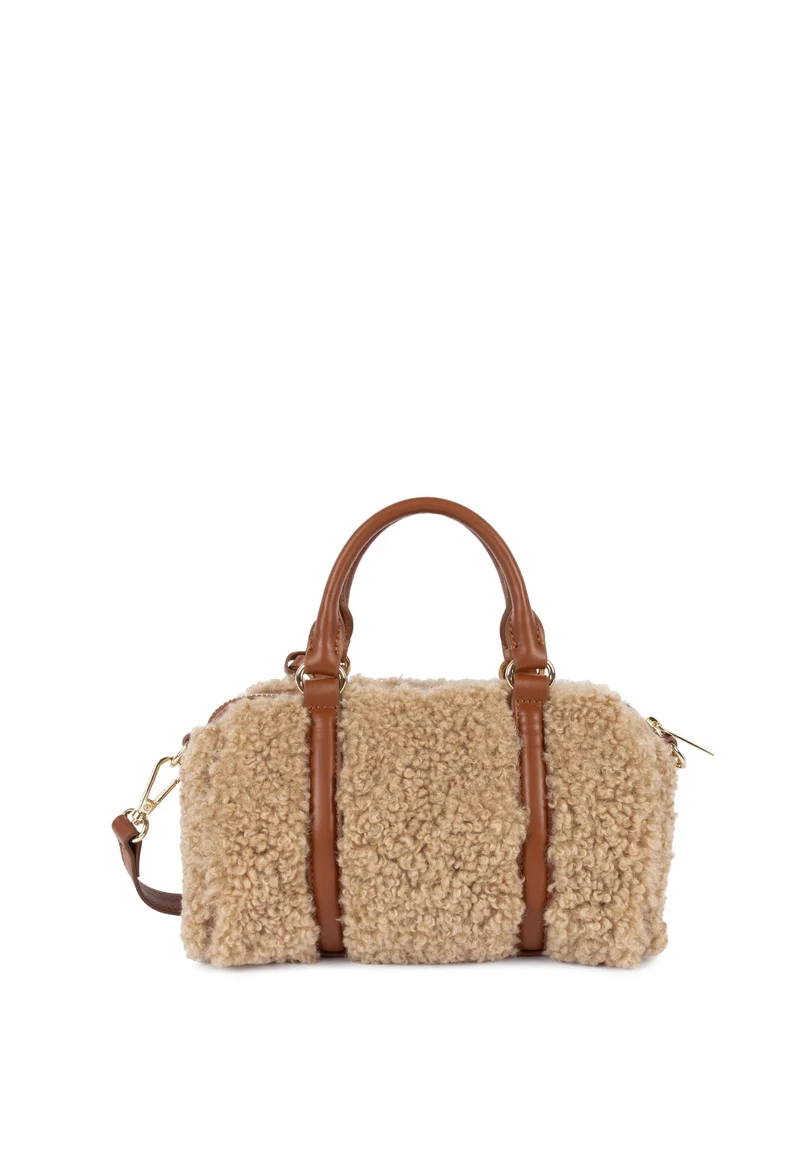 Lancaster Sac polochon Zippé Moumoute 518-053 Cognac