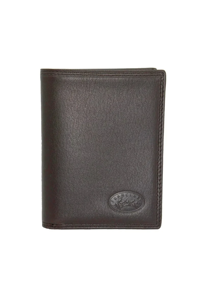 Portefeuille européen cuir de vachette Francinel 37944 Marron