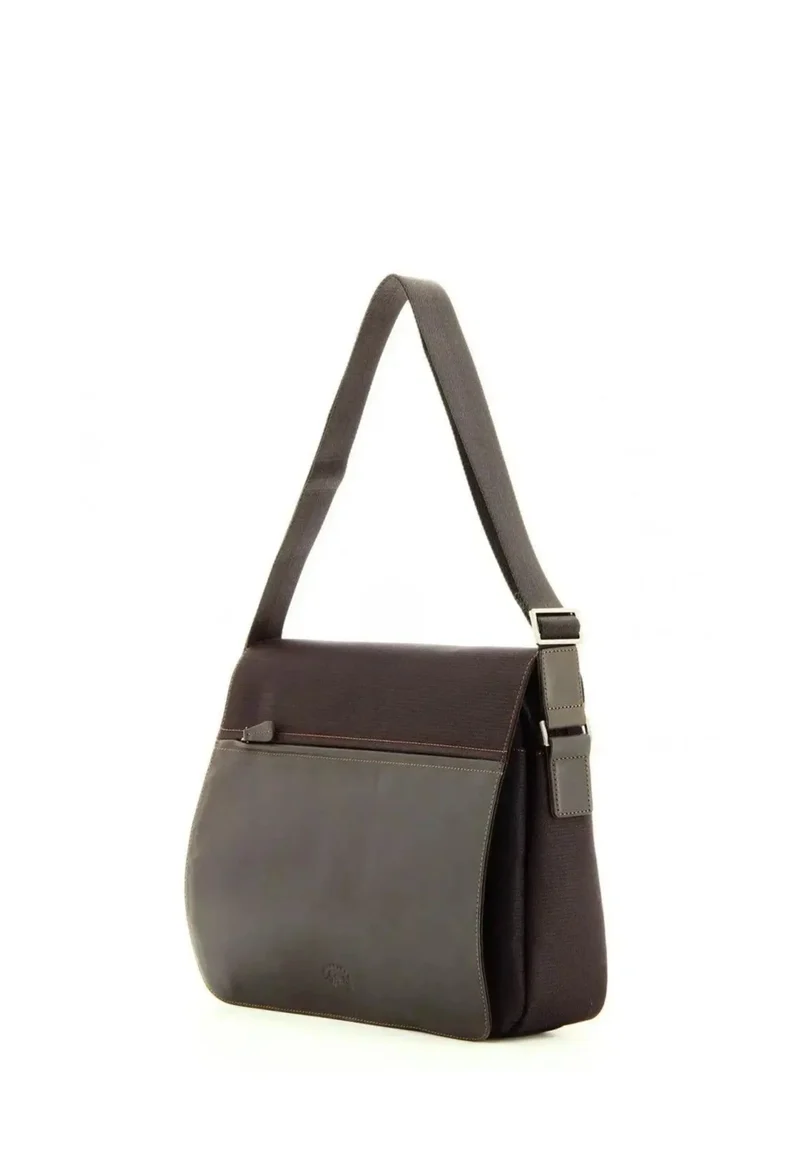 Besace Toile/Cuir Porto Francinel 653112 Marron