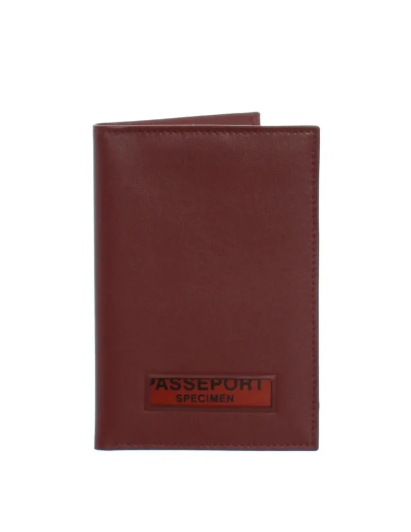 Porte passeport cuir Francinel 37940 Rouge
