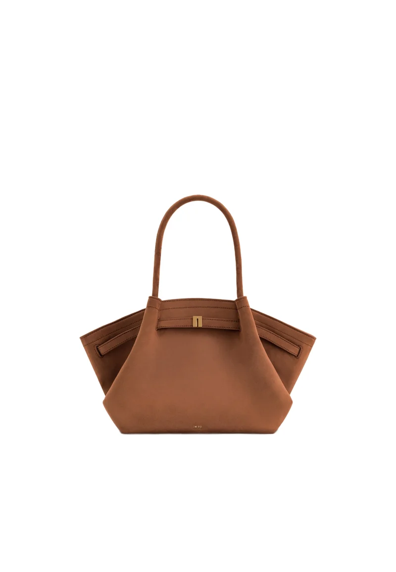JW PEI Cabas Hana Medium Faux Suede Brown