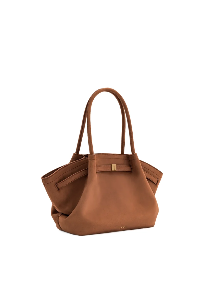 JW PEI Cabas Hana Medium Faux Suede Brown