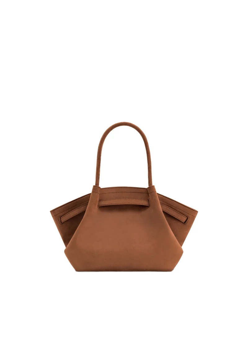 JW PEI Cabas Hana Medium Faux Suede Brown