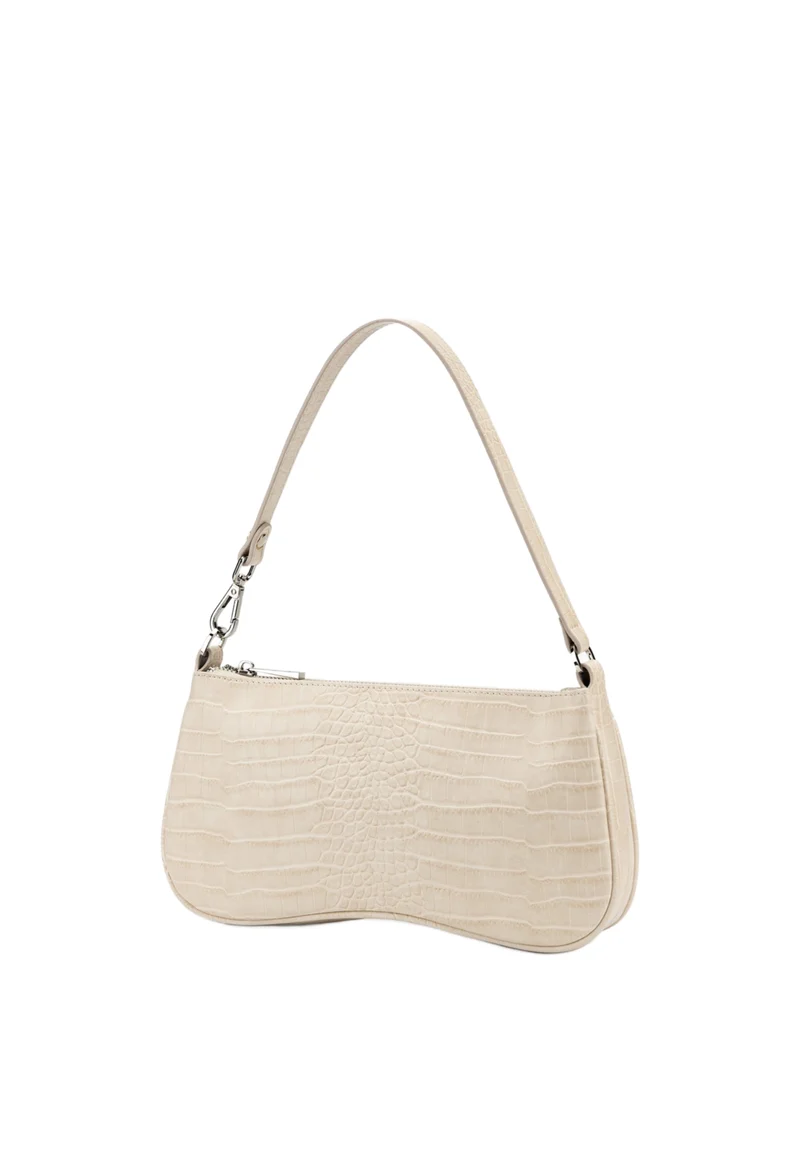 JW PEI Sac Bandoulière Eva Ivory Croc