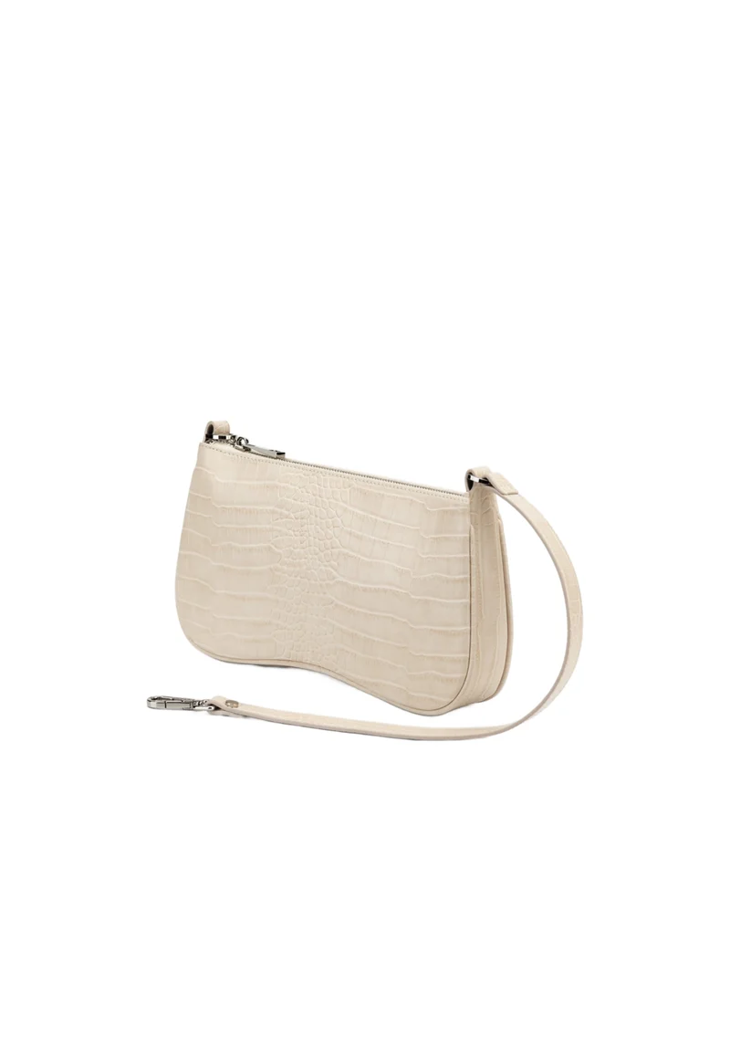 JW PEI Sac Bandoulière Eva Ivory Croc