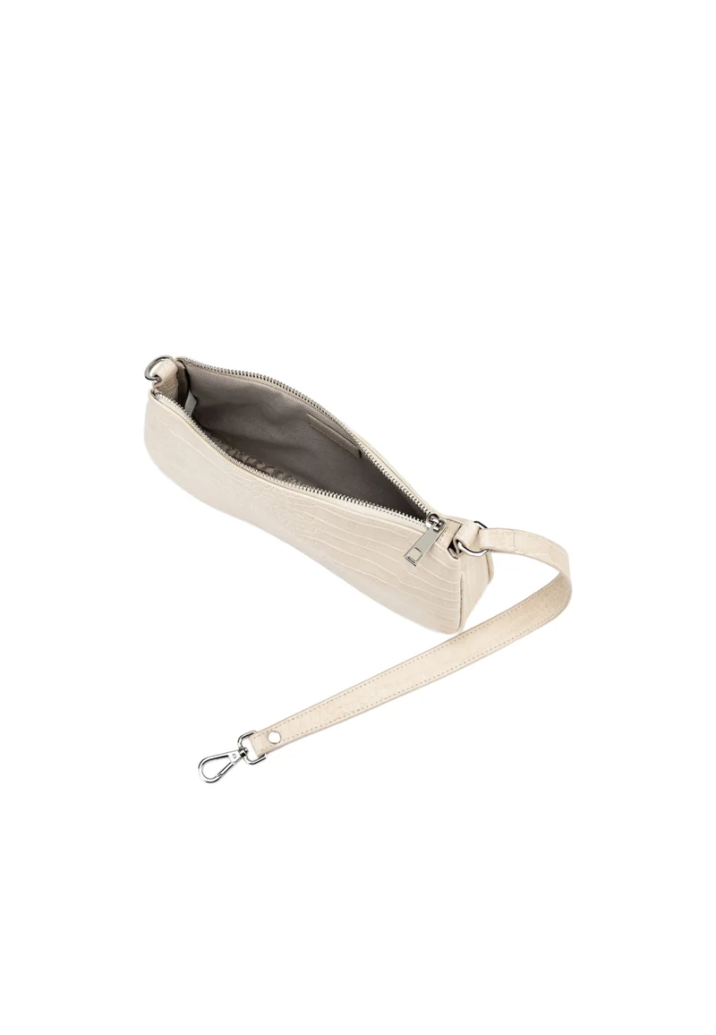 JW PEI Sac Bandoulière Eva Ivory Croc