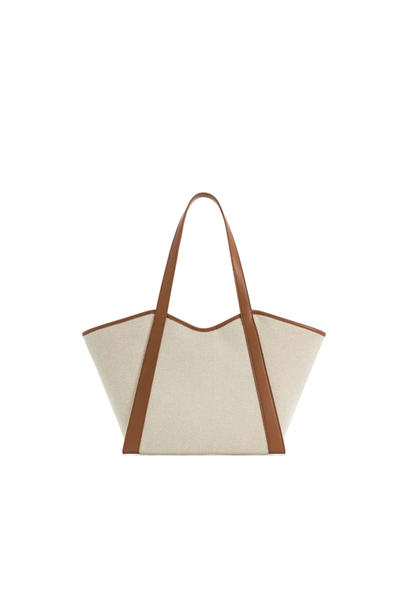JW PEI Cabas Kiana Large Brown Canvas