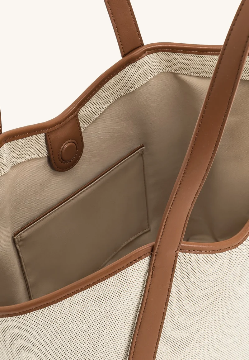 JW PEI Cabas Kiana Large Brown Canvas