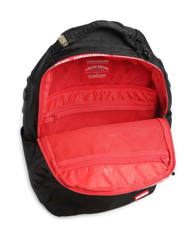 Sprayground Printed Zipper Shark Sac à dos black