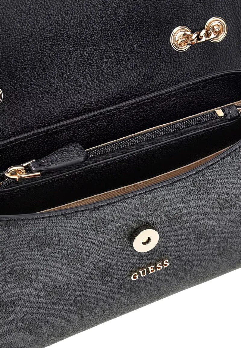 Guess Sac à Rabat Lindsey Coal Logo