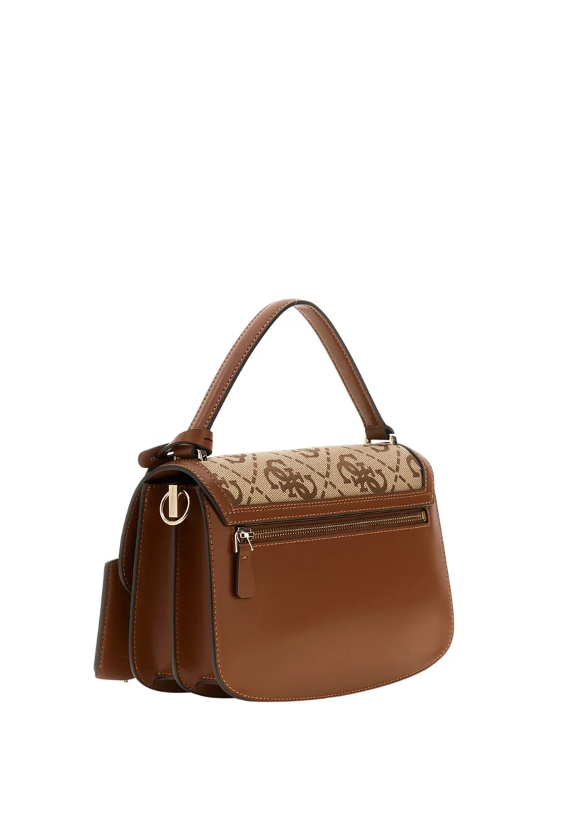 Guess Sac à Rabat Audrey Monogramme Latte Logo
