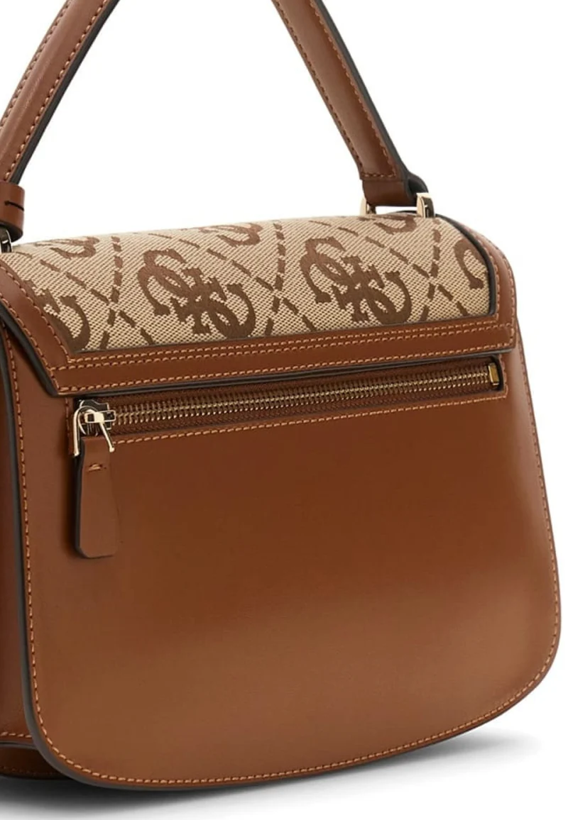 Guess Sac à Rabat Audrey Monogramme Latte Logo