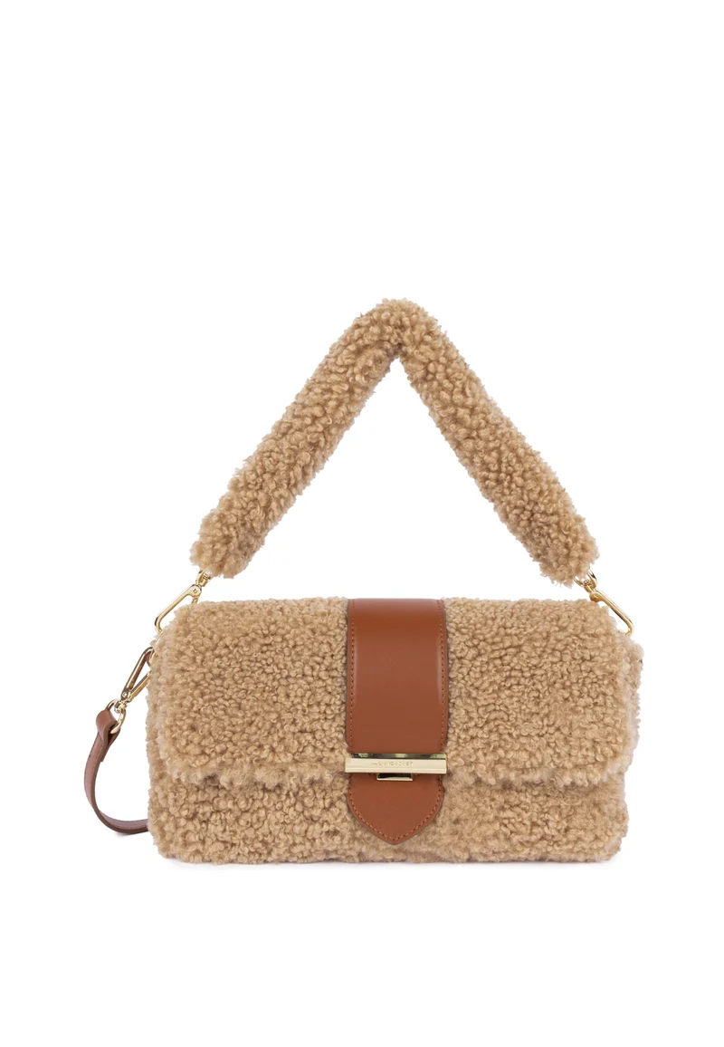 Lancaster Sac trotteur A rabat Moumoute Cognac