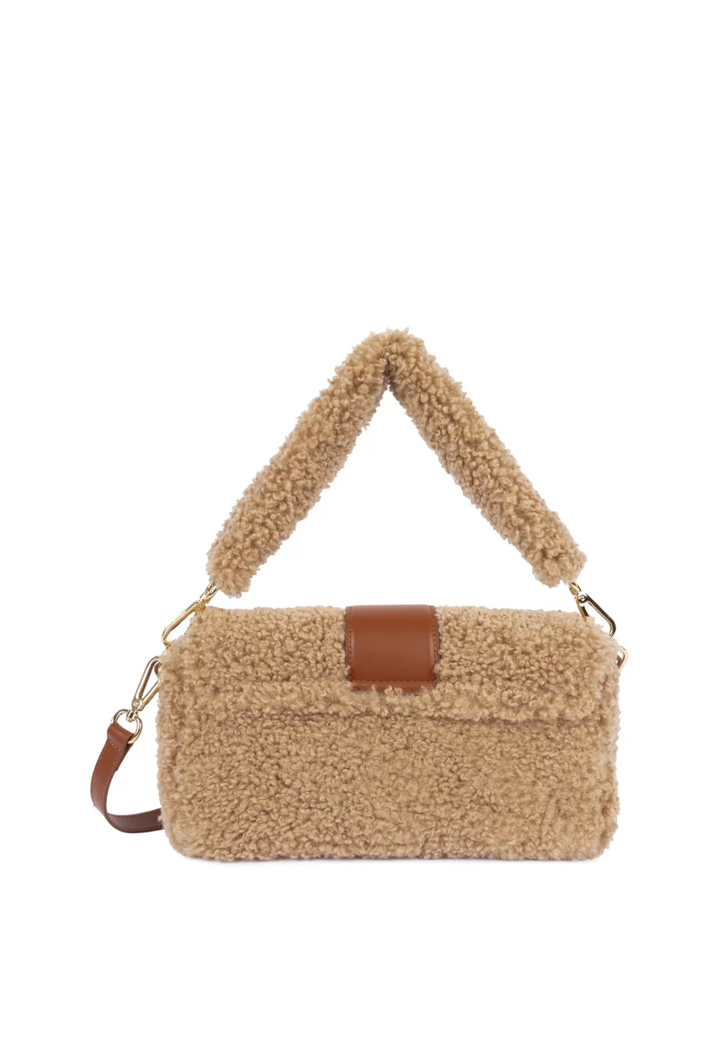 Lancaster Sac trotteur A rabat Moumoute Cognac