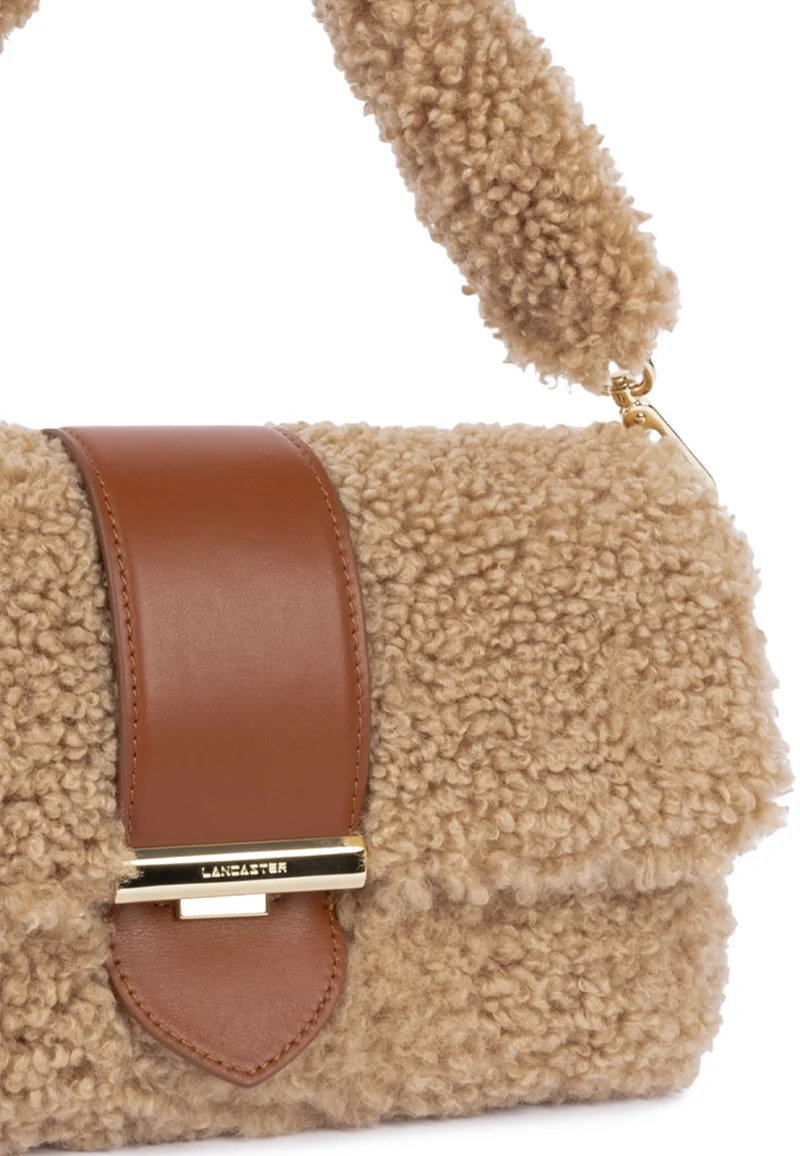 Lancaster Sac trotteur A rabat Moumoute Cognac