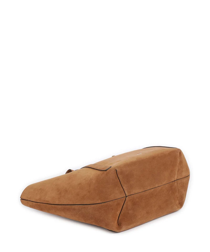 Abro Suede Cosmo Large Cabas cuoio