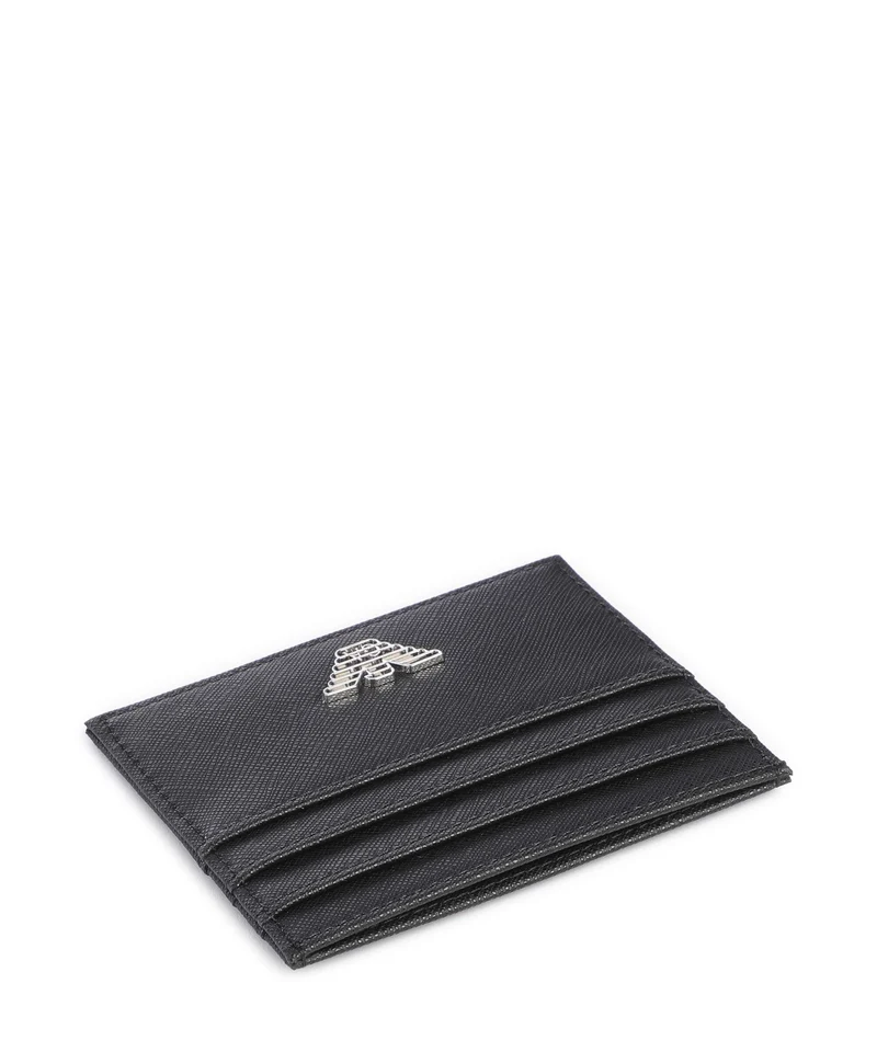 Emporio Armani Business Regenerated Étui à cartes crédit black