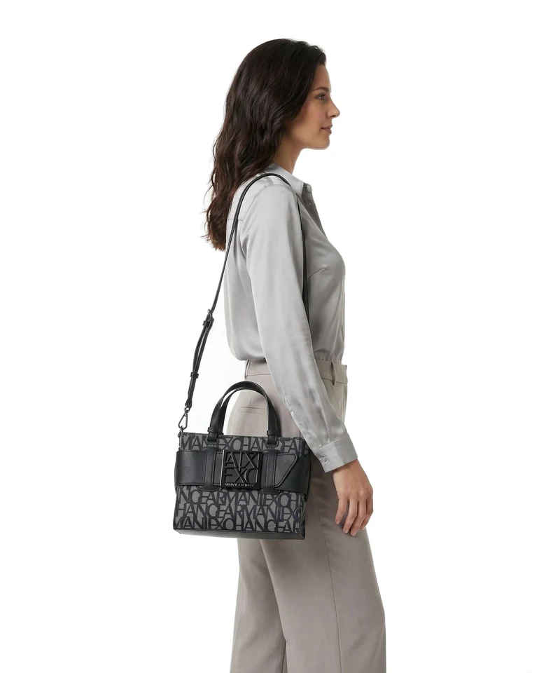 Armani Exchange Susy M Sac à main beige/black