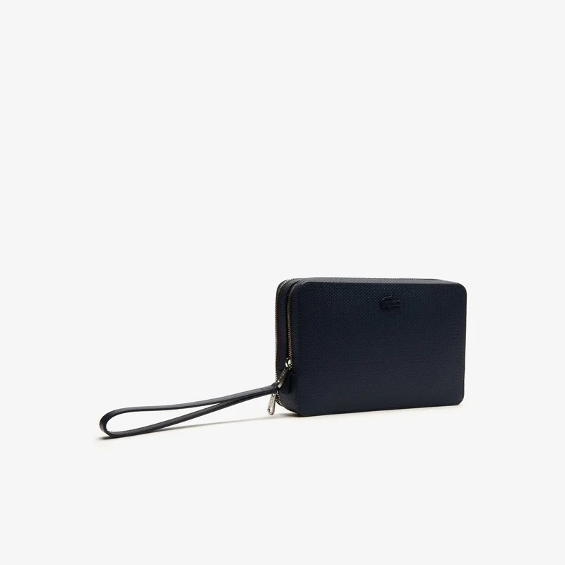 Lacoste Pochette/Sacoche cuir homme Chantaco Noir
