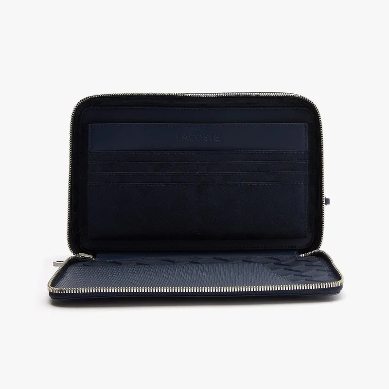 Lacoste Pochette/Sacoche cuir homme Chantaco Noir