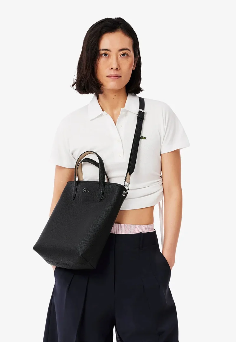Lacoste Sac Cabas Anna NF4929AA Noir Krema