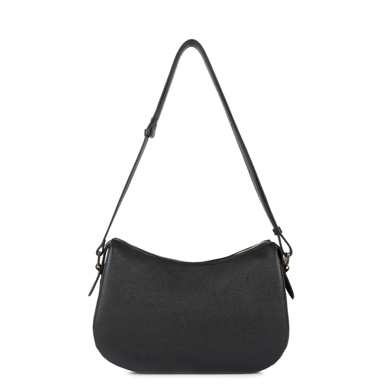 Lancaster Sac besace Zippé M Dune Noir