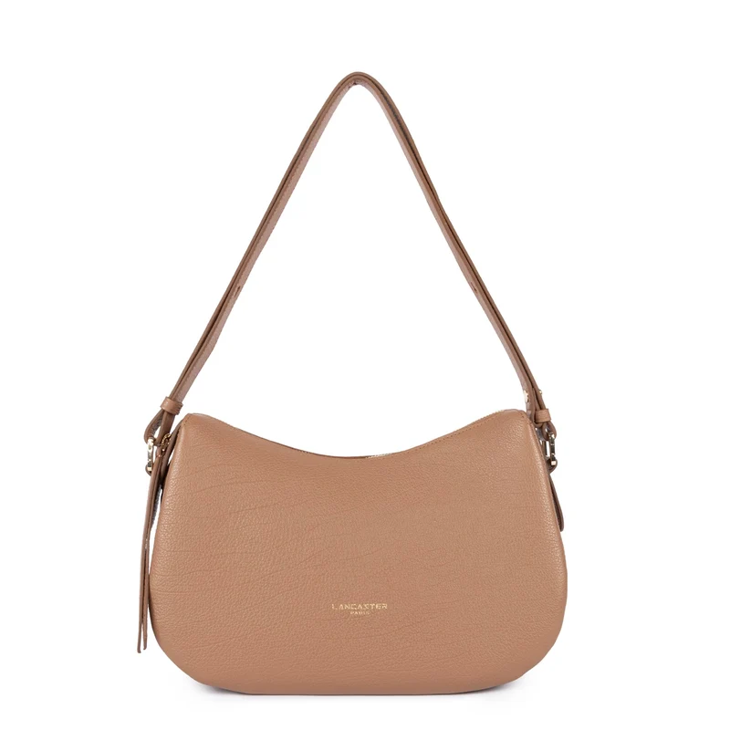 Lancaster Sac besace Zippé M Dune Camel