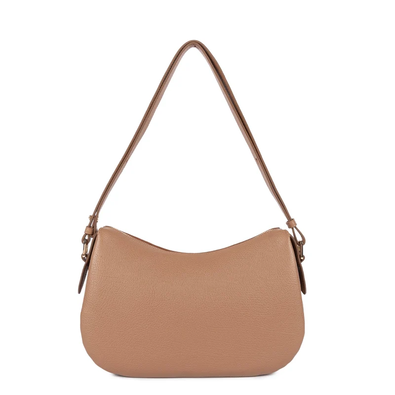 Lancaster Sac besace Zippé M Dune Camel