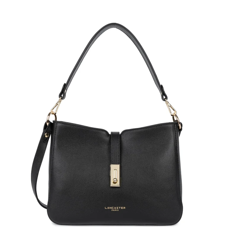 Lancaster Sac besace Zippé L Milano Horizon Noir