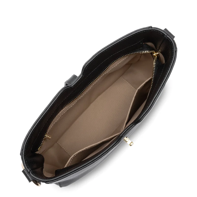 Lancaster Sac besace Zippé L Milano Horizon Noir
