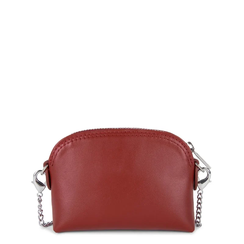 Lancaster Porte monnaie cuir Paris PM Rouge foncé