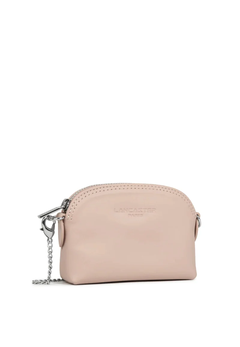Lancaster Porte monnaie cuir Paris PM Nude Clair