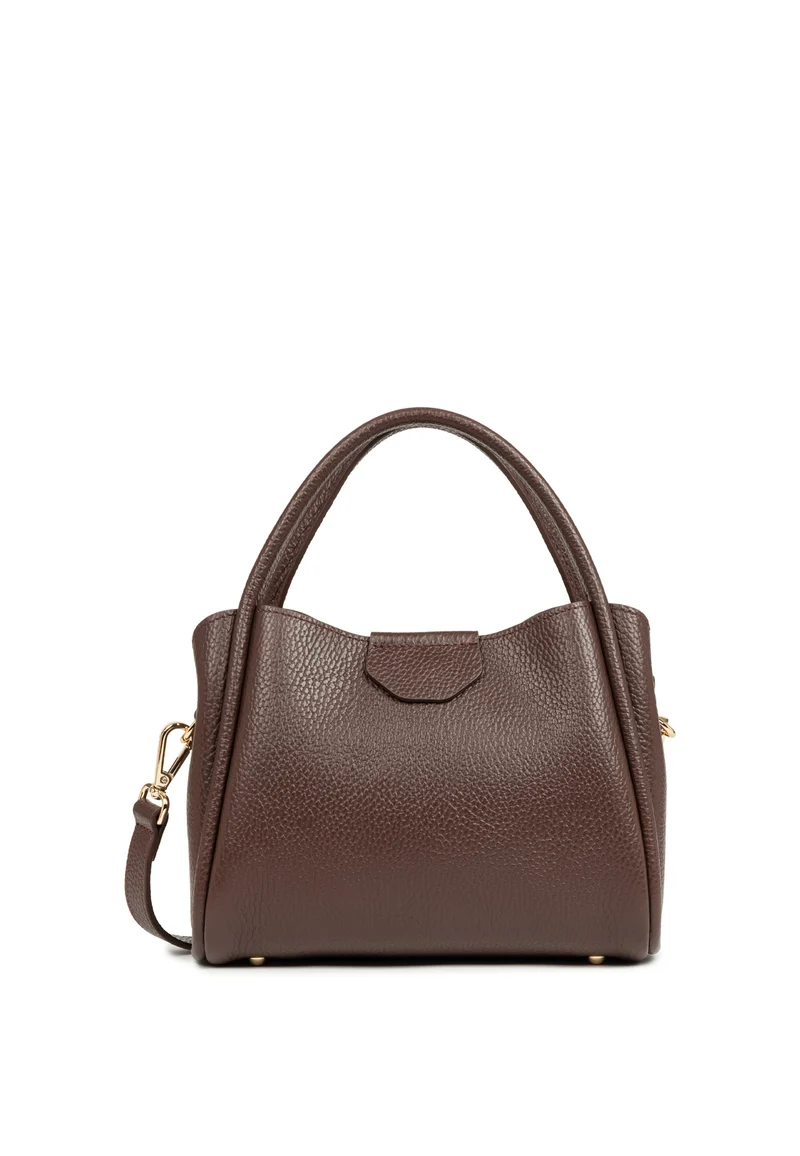 Lancaster Sac à main Aimantée S Ida Double Marron - In - Or Pâle