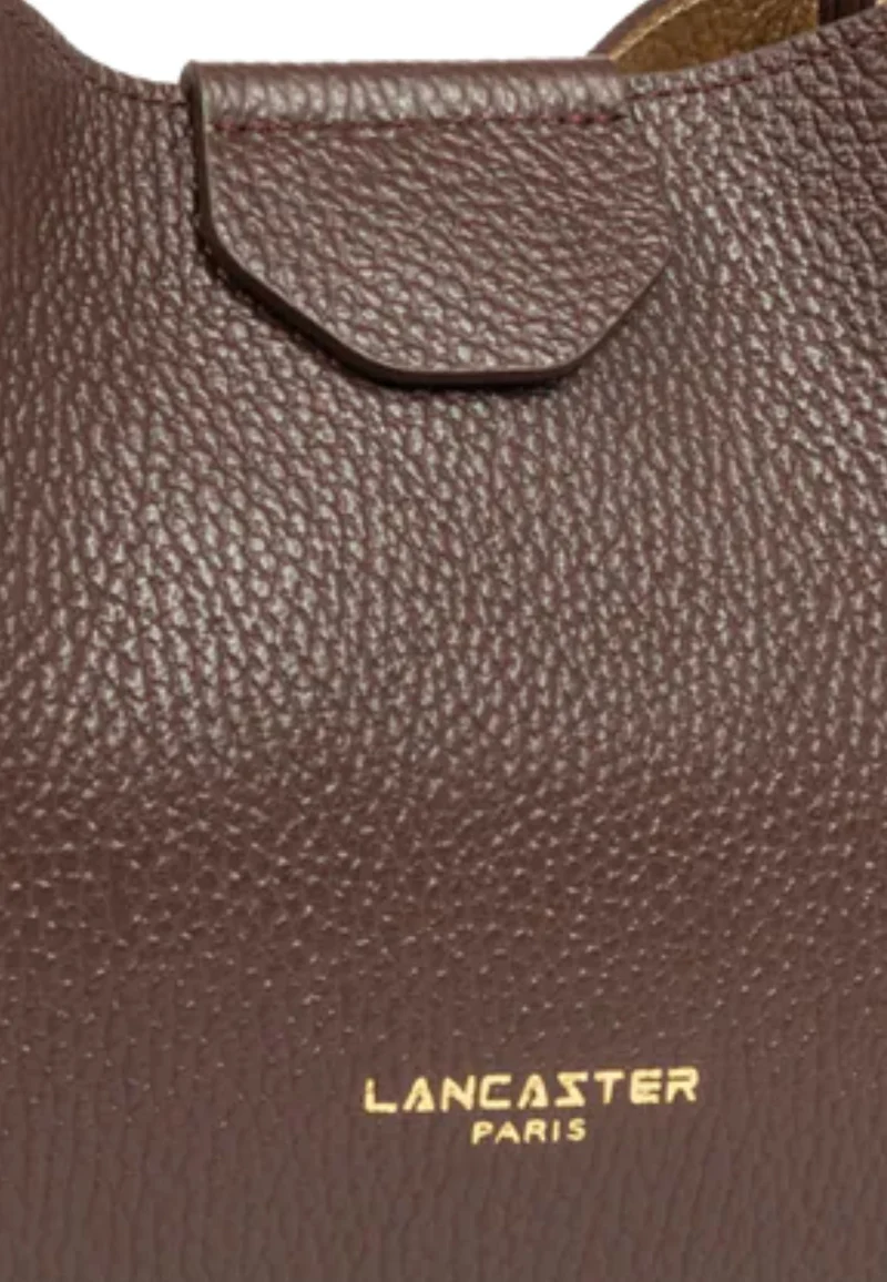Lancaster Sac à main Aimantée S Ida Double Marron - In - Or Pâle