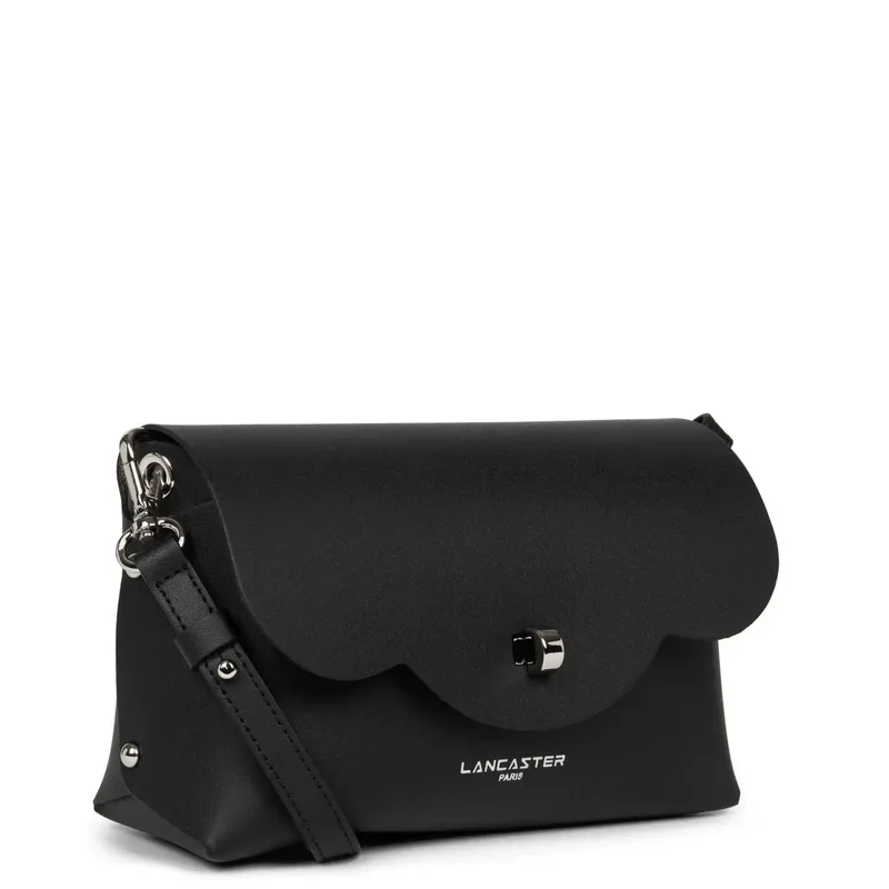 Lancaster Sac rabat PUR & ELEMENT CITY FLORE Noir/Champagne