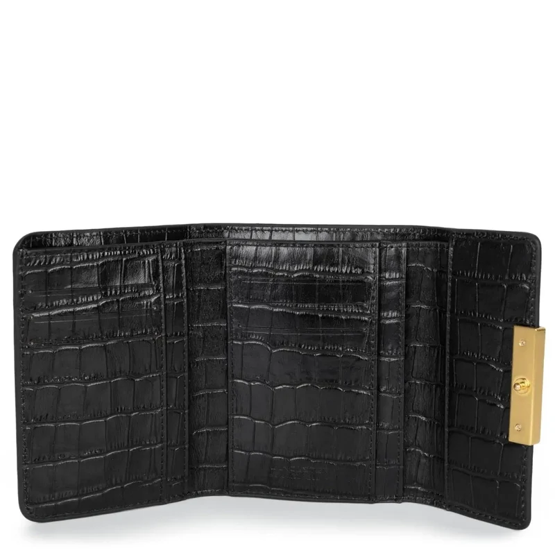 Lancaster Portefeuille Exo Ily Noir Croco