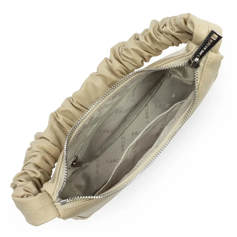 Lancaster Sac Zippé Basic Chouchou Beige