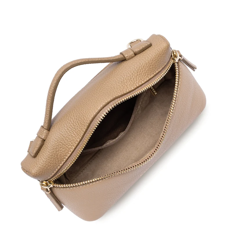 Lancaster Sac boite Zippé S Milano Trésor Sable