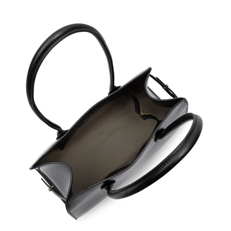 Lancaster Sac cabas épaule Zippé L Donna Hopper Noir