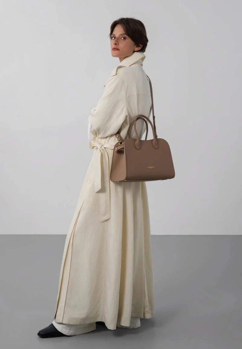 Lancaster Sac à main Zippé M Donna Hopper Praline