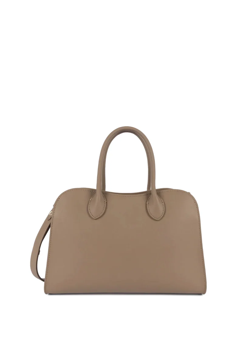 Lancaster Sac à main Zippé M Donna Hopper Praline