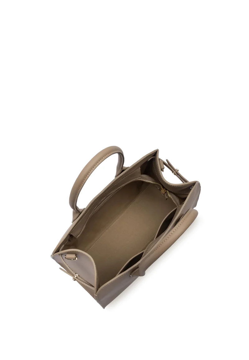 Lancaster Sac à main Zippé M Donna Hopper Praline