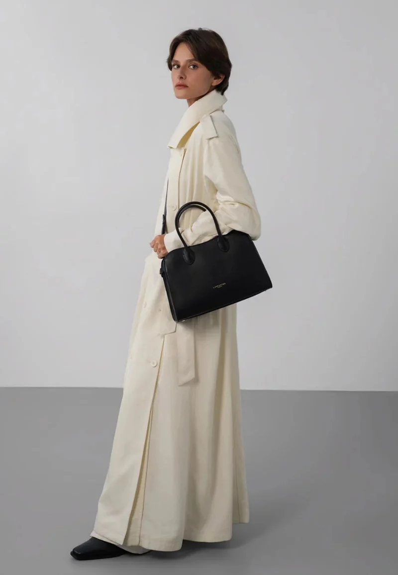 Lancaster Sac à main Zippé M Donna Hopper Noir