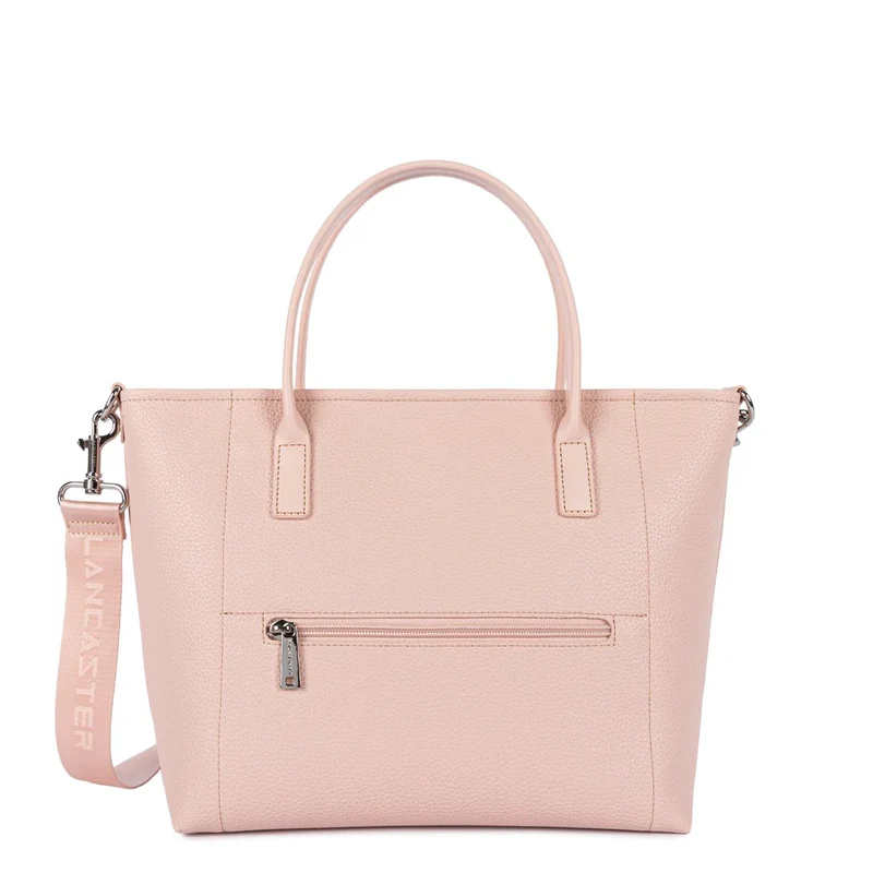 Lancaster Sac Cabas Main Maya Double Kba Cuir Poudre