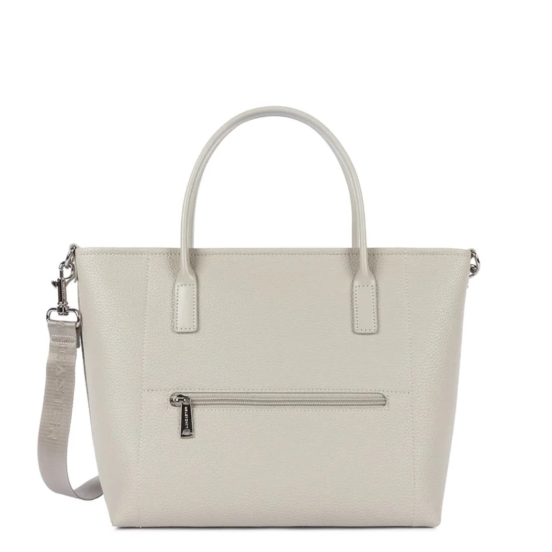 Lancaster Sac Cabas Main Maya Double Kba Cuir Ivoire