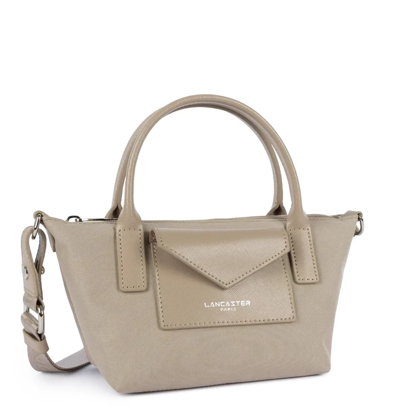 Lancaster Mini Sac À Main Smart Kba Cuir Galet