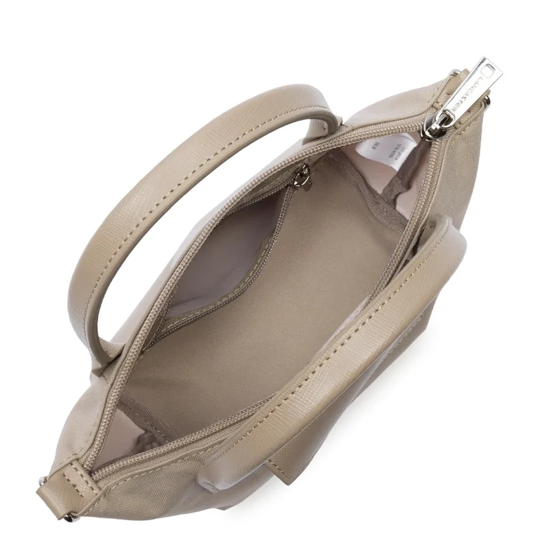Lancaster Mini Sac À Main Smart Kba Cuir Galet