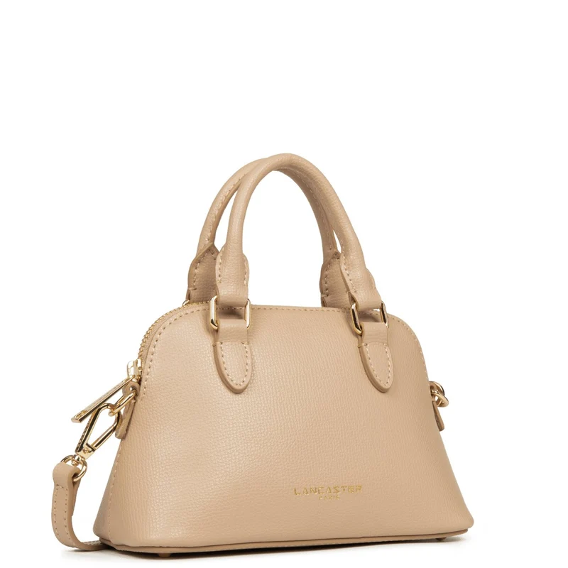 Lancaster Sac demi lune Zippé S Sierra Jia Beige Foncé